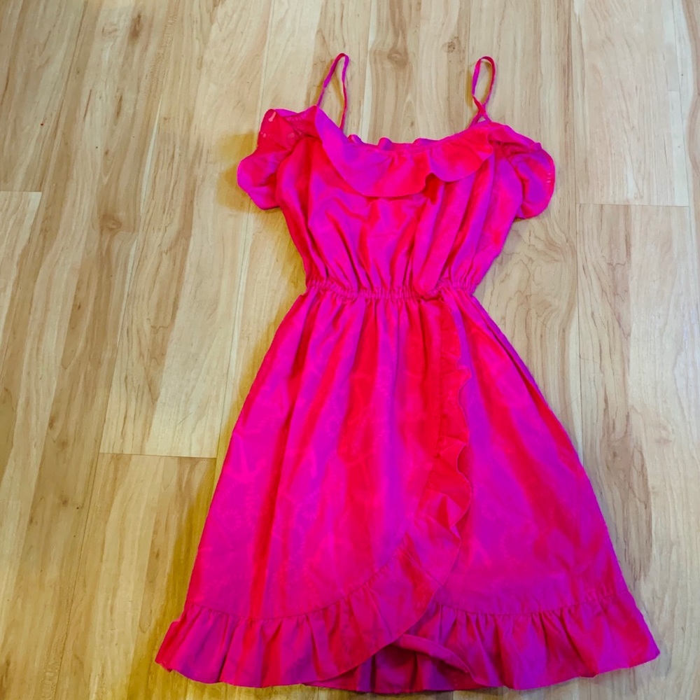 Lilly Pulitzer small ruffle pink dress